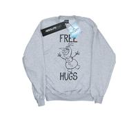 (XL, Sports Grey) Disney Mens Frozen Olaf Free Hugs Sweatshirt