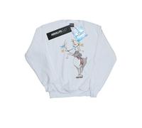 Disney Mens Frozen Sven And Olaf Christmas Ornaments Sweatshirt (White) - Size 4XL