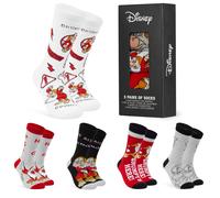 Disney Mens Grumpy Socks 5 Pack Eye-Catching Comfortable Casual Breathable
