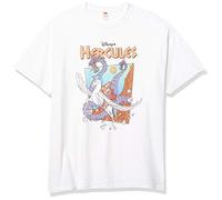 Disney Men's Hercules - Hydra Escape Short Sleeve T-Shirt t Shirt, White,