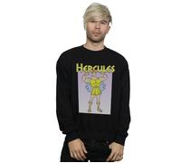 Disney Men's Hercules Muscles Sweatshirt in Black | Size: 3XL Disney Black 3XL