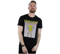 Disney Men's Hercules Muscles T-Shirt in Black | Size: Small Disney Black S