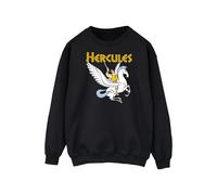 (S, Black) Disney Mens Hercules With Pegasus Sweatshirt