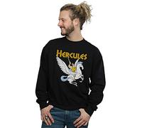 Disney Men's Hercules with Pegasus Sweatshirt Black XX-Large