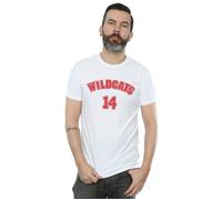 Disney Men's High School Musical The Musical Wildcats 14 T-Shirt in White | Size: 4XL Disney White 4XL