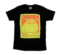Disney Men's Jabba The Hutt T-Shirt in Black | Size: XL Disney Black XL