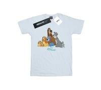 Disney Mens Lady And The Tramp Classic Group T-Shirt - White - White - 3XL