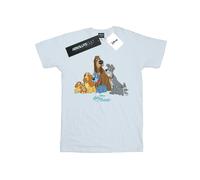 Disney Mens Lady And The Tramp Classic Group T-Shirt - White - White - M