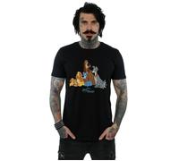 Disney Men's Lady & The Tramp Classic Group T-Shirt in Black | Size: 3XL Disney Black 3XL