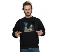 Disney Men's Lady & The Tramp Spaghetti Slurp Sweatshirt in Black | Size: Medium Disney Black M