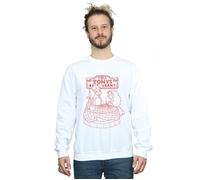 Disney Men's Lady & The Tramp That´s Amore Sweatshirt in White | Size: Medium Disney White M
