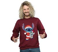 Disney Men's Lilo and Stitch Stitch Christmas Sweatshirt