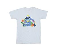 Disney Mens Lilo & Stitch Birds T-Shirt - White - White - L