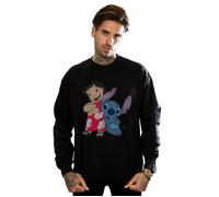 Disney Men's Lilo & Stitch Classic Sweatshirt in Black | Size: XL Disney Black XL