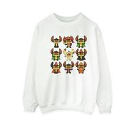 Disney Mens Lilo & Stitch Halloween Costumes Sweatshirt - White - White - 5XL