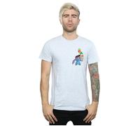 Disney Men's Lilo & Stitch Ice Cream T-Shirt in Grey | Size: Small Disney Grey S