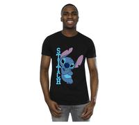 Disney Men's Lilo & Stitch Posing T-Shirt in Black | Size: Small Disney Black S