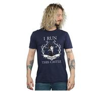 Disney Men's Maleficent I Run This Castle T-Shirt in Navy | Size: 2XL Disney Navy 2XL