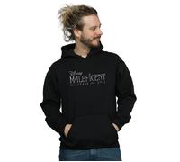 Disney Men's Maleficent Mistress Of Evil Logo Hoodie in Black | Size: Medium Disney Black M