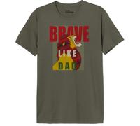 Disney Men's Medlionts003 T-Shirt, Khaki, XL