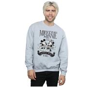 Disney Men's Mickey & Minnie Mouse Great Pair Sweatshirt in Grey | Size: Large Disney Grey L