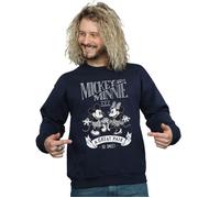 Disney Men's Mickey & Minnie Mouse Great Pair Sweatshirt in Navy | Size: Large Disney Navy L