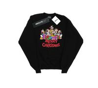 Disney Mens Mickey Mouse And Friends Christmas Sweatshirt (Black) - Size Large