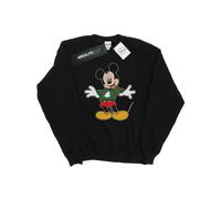 Disney Mens Mickey Mouse Christmas Jumper Stroke Sweatshirt (Black) - Size 3XL