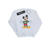 Disney Mens Mickey Mouse Christmas Jumper Stroke Sweatshirt (White) - Size 3XL