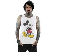 Disney Men's Mickey Mouse Classic Kick Vest X-Large White