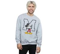 Disney Men's Mickey Mouse Classic M Sweatshirt Small Sport Grey