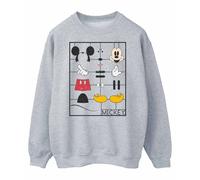 Disney Mens Mickey Mouse Construction Kit Sweatshirt BI2067