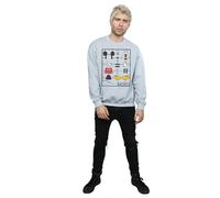 Disney Men's Mickey Mouse Construction Kit Sweatshirt in Grey | Size: 2XL Disney Grey 2XL