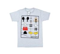 Disney Mens Mickey Mouse Construction Kit T-Shirt BI50868