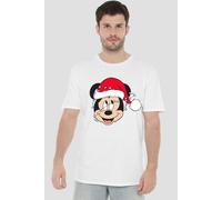 Disney Men's Mickey Mouse Fairy Lights Wrap T-Shirt in White | Size: 2XL Disney White 2XL