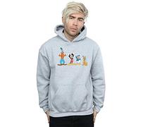 Disney Men's Mickey Mouse Friends Hoodie Sport Grey X-Large
