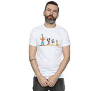 Disney Men's Mickey Mouse Friends T-Shirt White XX-Large