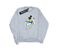 Disney Mens Mickey Mouse Hurdles Sweatshirt BI36940
