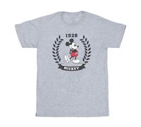 (XXL, Heather Grey) Disney Mens Mickey Mouse Laurel T-Shirt