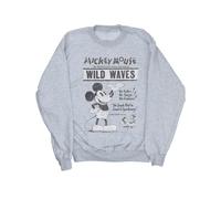 Disney Mens Mickey Mouse Making Waves Sweatshirt BI36803