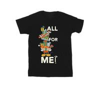 (5XL, Black) Disney Mens Mickey Mouse Presents All For Me T-Shirt
