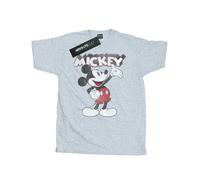 Disney Mens Mickey Mouse Presents T-Shirt - Sports Grey - Sports Grey - S