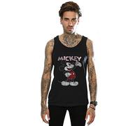 Disney Men's Mickey Mouse Presents Vest XX-Large Black