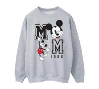 Disney Men's Mickey Mouse Scared Sweatshirt XXX-Large Sport Grey