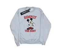 Disney Mens Mickey Mouse Simply The Best Sweatshirt BI36937