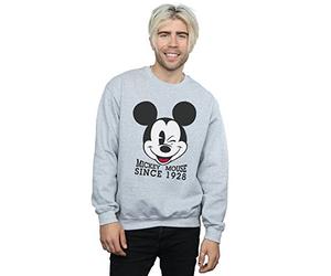 Disney Men's Mickey Mouse Since 1928 Sweatshirt XX-Large Sport Grey