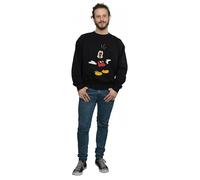Disney Men's Mickey Mouse Surprised Sweatshirt in Black | Size: XL Disney Black XL