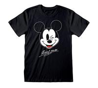 Mickey Mouse Mickey Face T-Shirt black L