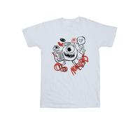 Disney Men's Mike Cotton T-Shirt in White | Size: 2XL Disney White 2XL