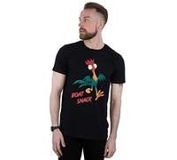 Disney Men's Moana Boat Snack T-Shirt Black XXX-Large